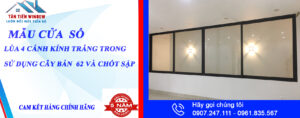 CỬA SỔ LÙA HỆ 93
