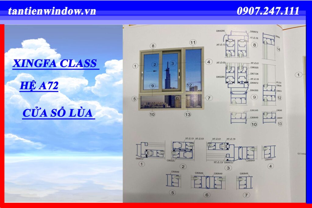 NHÔM XINGFA NHẬP KHẨU CLASS A